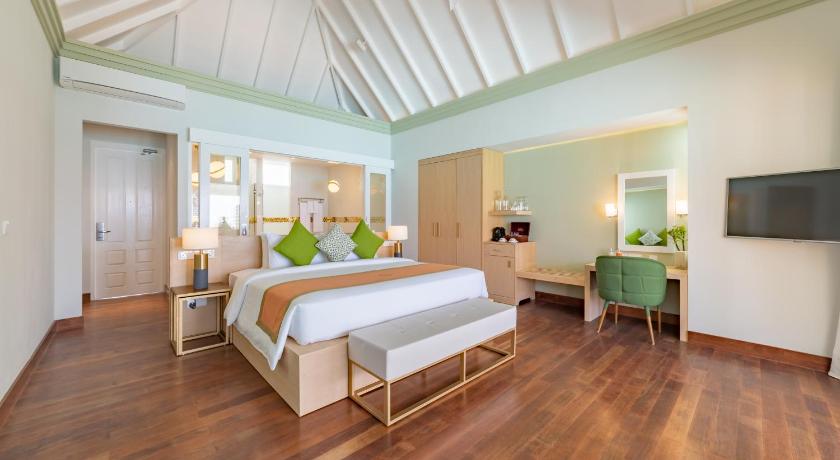 Maldives resort room interior for all inclusive stay