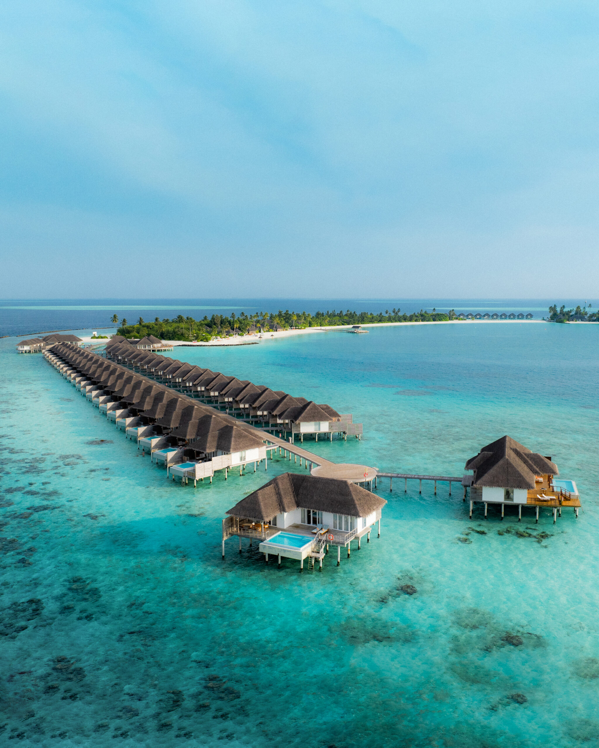 Sun Siyam Iru Veli Maldives honeymoon resort aerial view